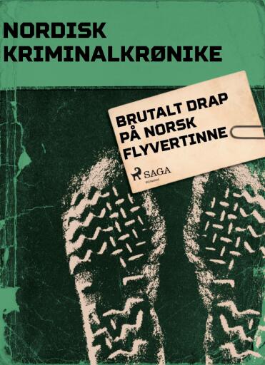 Portada del libro «Brutalt drap på norsk flyvertinne», de Diverse