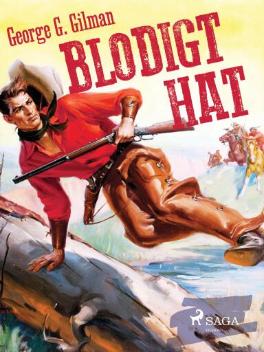 Portada del libro «Blodigt hat», de George G. Gilman