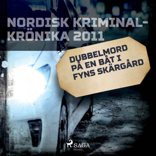 Portada del audiolibro «Dubbelmord på en båt i Fyns skärgård», de Diverse