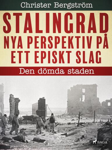 Portada del libro «Den dömda staden», de Christer Bergström