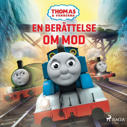 Portada del audiolibro «Thomas och vännerna - En berättelse om mod», de Mattel