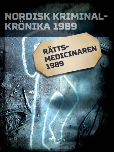 Portada del libro «Rättsmedicinaren 1989», de Diverse