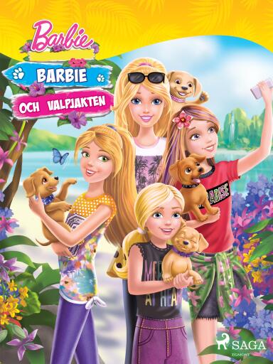 Portada del libro «Barbie och valpjakten», de Mattel