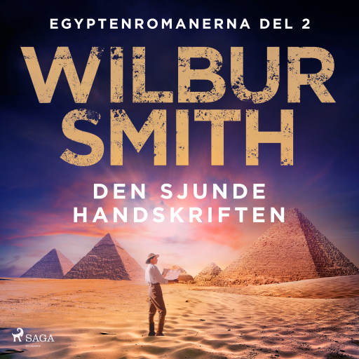 Portada del audiolibro «Den sjunde handskriften», de Wilbur Smith