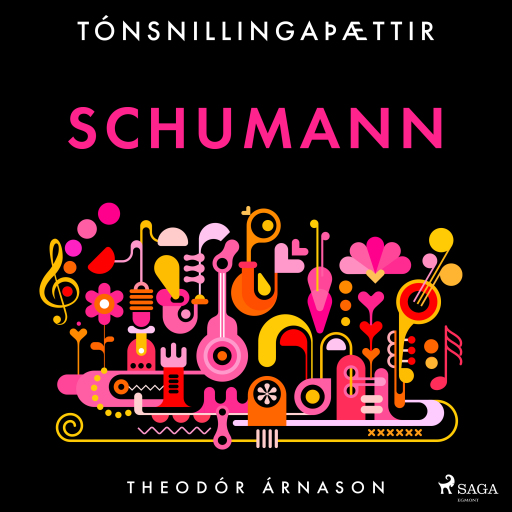 Portada del audiolibro «Tónsnillingaþættir: Schumann», de Theódór Árnason