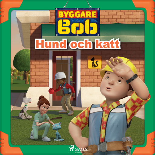 Portada del audiolibro «Byggare Bob - Hund och katt», de Mattel