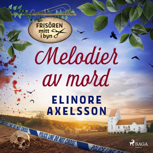Portada del audiolibro «Melodier av mord», de Elinore Axelsson