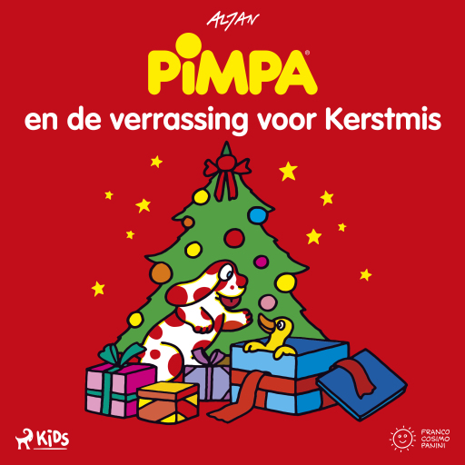 Portada del audiolibro «Pimpa - Pimpa en de verrassing voor Kerstmis», de Altan