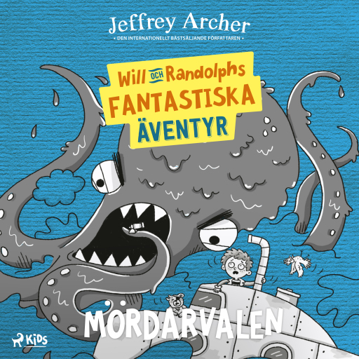 Portada del audiolibro «Will och Randolphs fantastiska äventyr – Mördarvalen», de Jeffrey Archer