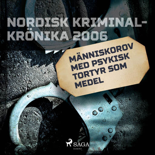Portada del audiolibro «Människorov med psykisk tortyr som medel», de Diverse