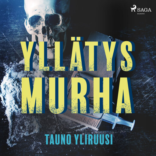 Portada del audiolibro «Yllätysmurha», de Tauno Yliruusi