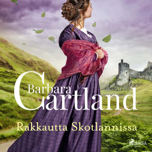 Portada del audiolibro «Rakkautta Skotlannissa», de Barbara Cartland