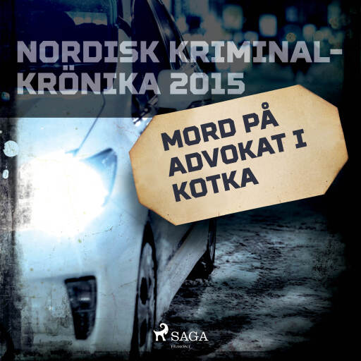Portada del audiolibro «Mord på advokat i Kotka», de Diverse