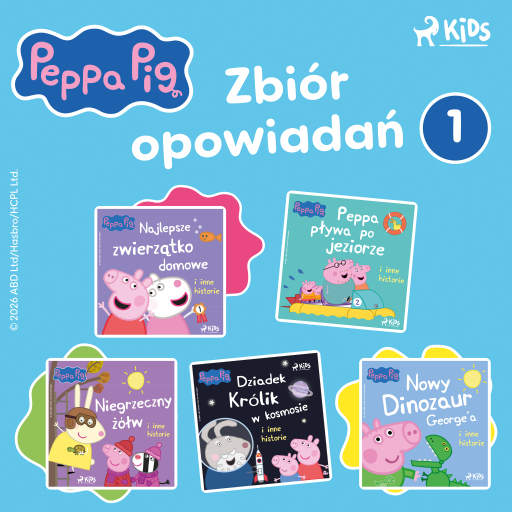 Portada del audiolibro «Świnka Peppa - Zbiór opowiadań 1», de Neville Astley, Mark Baker