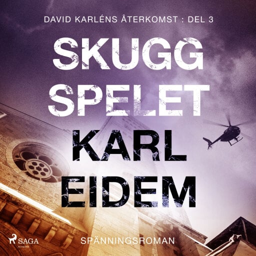 Portada del audiolibro «Skuggspelet», de Karl Eidem