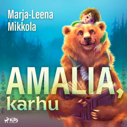 Portada del audiolibro «Amalia, karhu», de Marja-Leena Mikkola