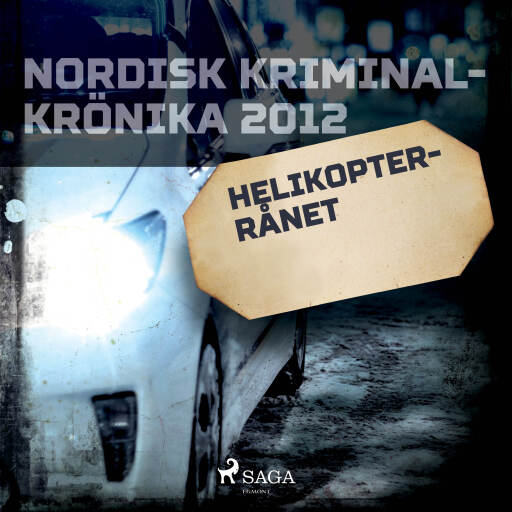 Portada del audiolibro «Helikopterrånet», de Diverse