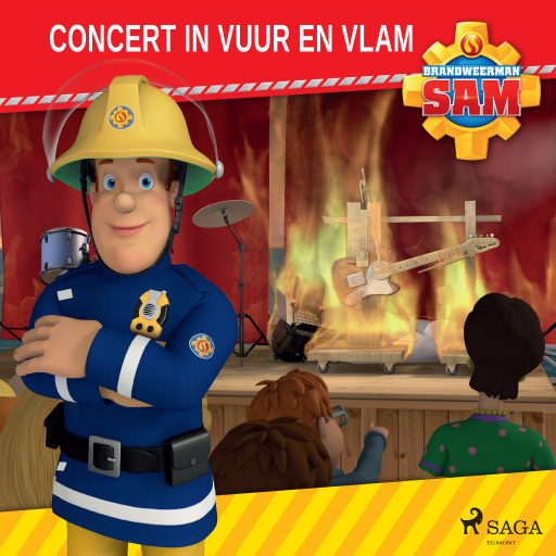 Portada del audiolibro «Brandweerman Sam - Concert in vuur en vlam»