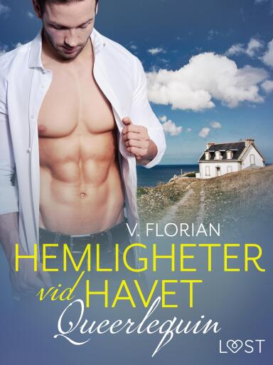 Portada del libro «Queerlequin: Hemligheter vid havet», de V. Florian
