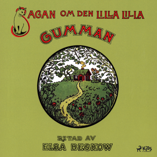 Portada del audiolibro «Sagan om den lilla, lilla gumman», de Elsa Beskow
