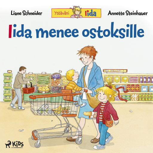 Portada del audiolibro «Iida menee ostoksille», de Liane Schneider