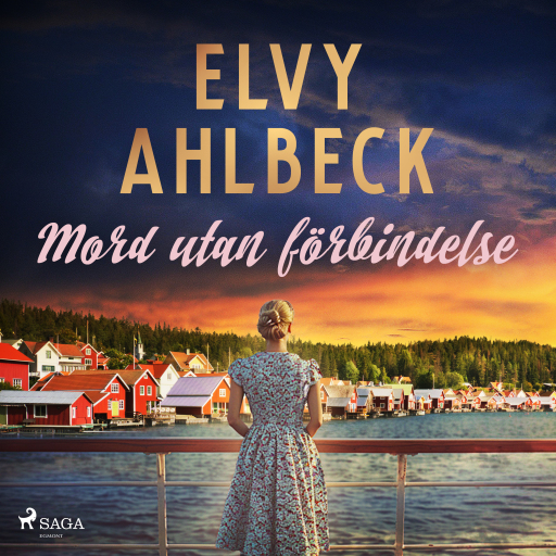 Portada del audiolibro «Mord utan förbindelse», de Elvy Ahlbeck