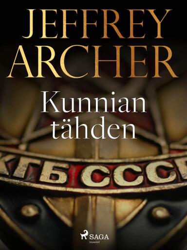 Portada del libro «Kunnian tähden», de Jeffrey Archer