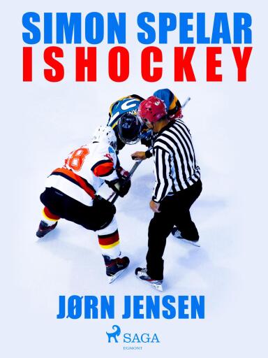 Portada del libro «Simon spelar ishockey», de Jørn Jensen