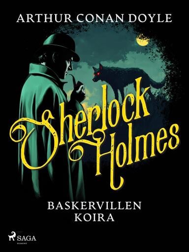 Portada del libro «Baskervillen koira», de Arthur Conan Doyle