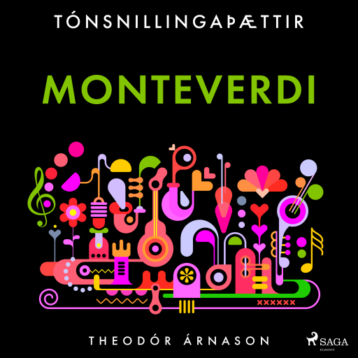 Portada del audiolibro «Tónsnillingaþættir: Monteverdi», de Theódór Árnason