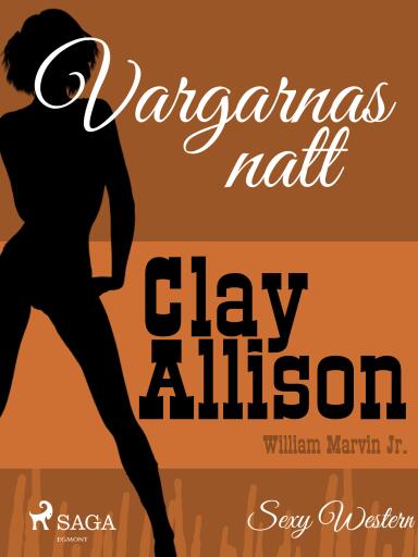 Portada del libro «Vargarnas natt», de William Marvin Jr, Clay Allison
