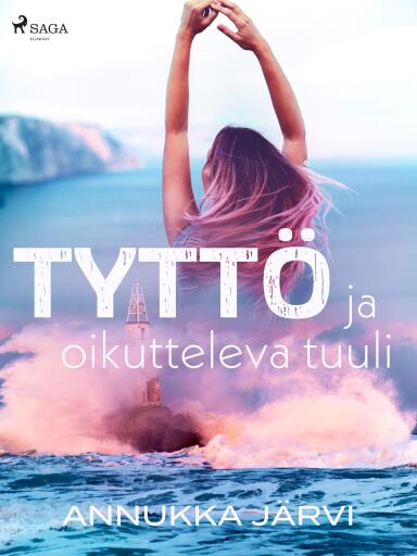 Portada del libro «Tyttö ja oikutteleva tuuli», de Annukka Järvi