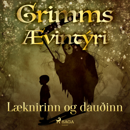 Portada del audiolibro «Læknirinn og dauðinn», de Grimmsbræður