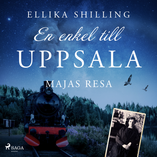 Portada del audiolibro «En enkel till Uppsala», de Ellika Shilling