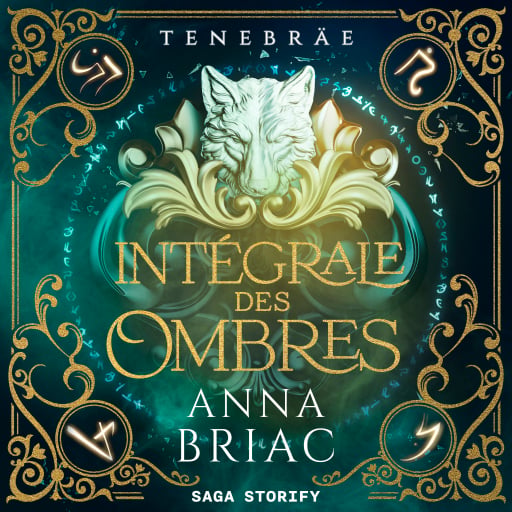 Portada del audiolibro «Intégrale des ombres – Tenebräe», de Anna Briac