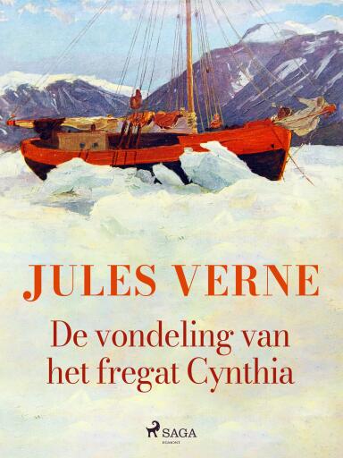 Portada del libro «De vondeling van het fregat Cynthia», de Jules Verne