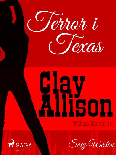 Portada del libro «Terror i Texas», de William Marvin Jr, Clay Allison