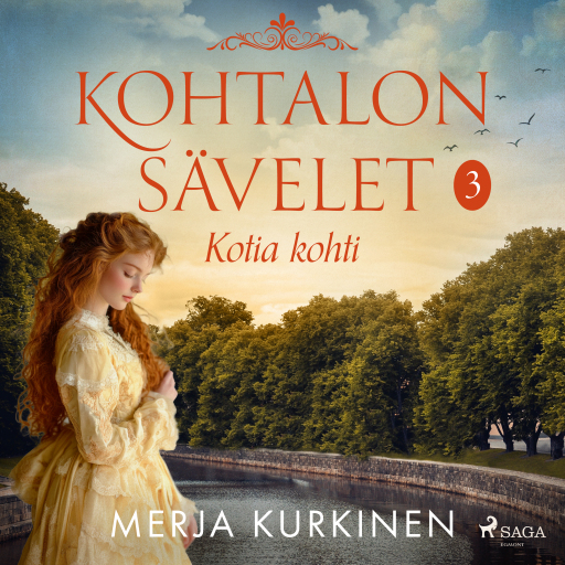 Portada del audiolibro «Kohtalon sävelet – Kotia kohti», de Merja Kurkinen
