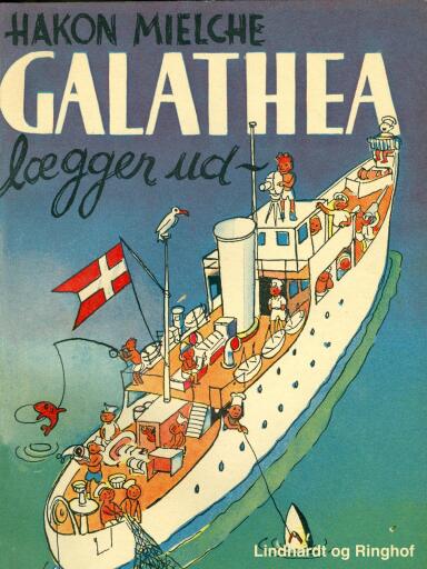 Portada del libro «Galathea lægger ud. Rejsen rundt om Afrika», de Hakon Mielche