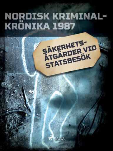 Portada del libro «Säkerhetsåtgärder vid statsbesök», de Diverse