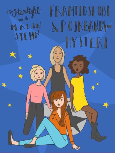 Portada del libro «Framtidsfobi och pojkbandshysteri», de Malin Stehn