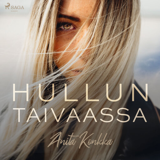 Portada del audiolibro «Hullun taivaassa», de Anita Konkka