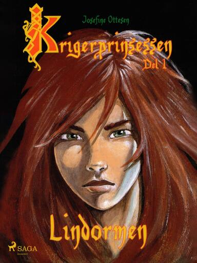 Portada del libro «Krigerprinsessen 1. Lindormen», de Josefine Ottesen