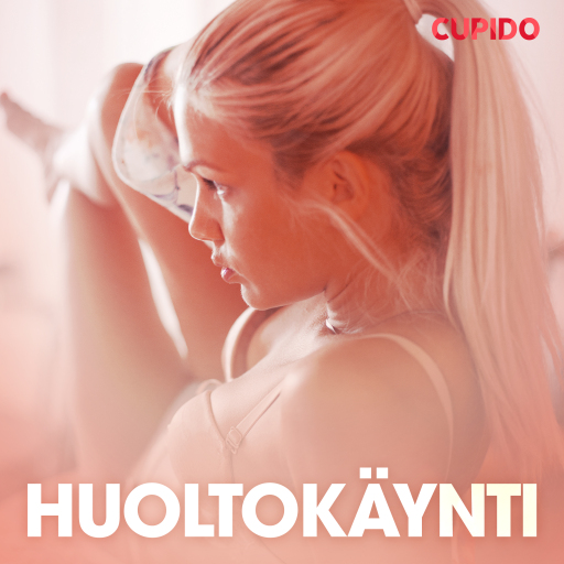 Portada del audiolibro «Huoltokäynti – eroottinen novelli», de Cupido