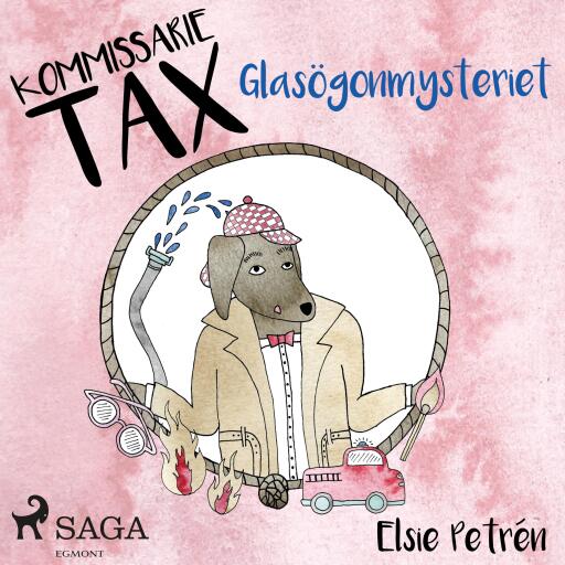 Portada del audiolibro «Kommissarie Tax: Glasögonmysteriet», de Elsie Petrén