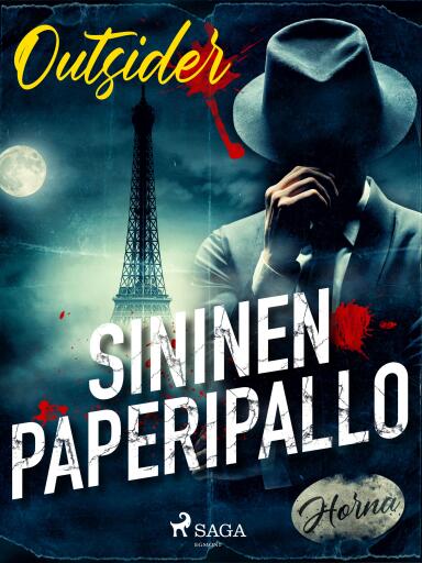 Portada del libro «Sininen paperipallo», de Outsider