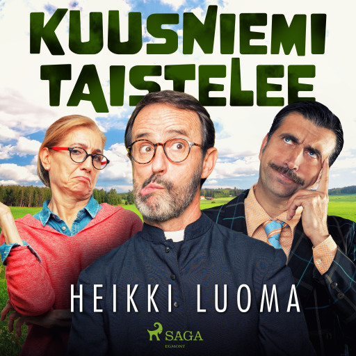 Portada del audiolibro «Kuusniemi taistelee», de Heikki Luoma