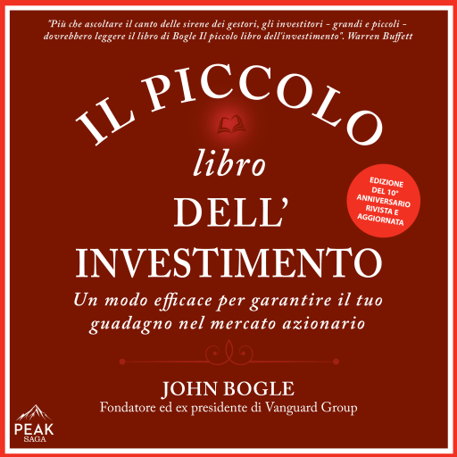 Portada del audiolibro «Il piccolo libro dell'investimento», de John C. Bogle