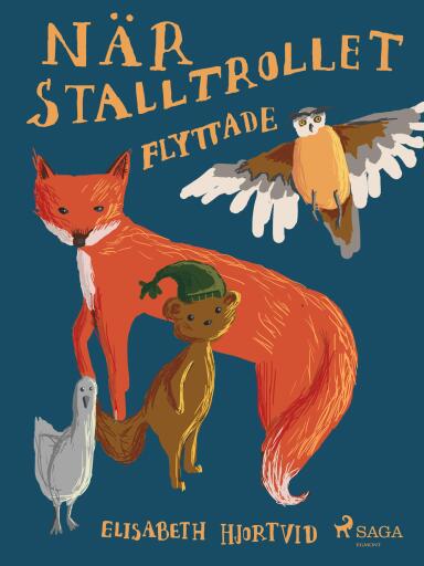 Portada del libro «När stalltrollet flyttade», de Elisabeth Hjortvid