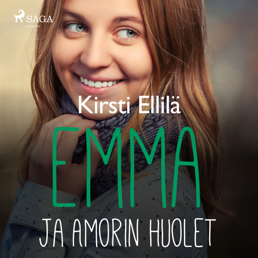 Portada del audiolibro «Emma ja Amorin huolet», de Kirsti Ellilä